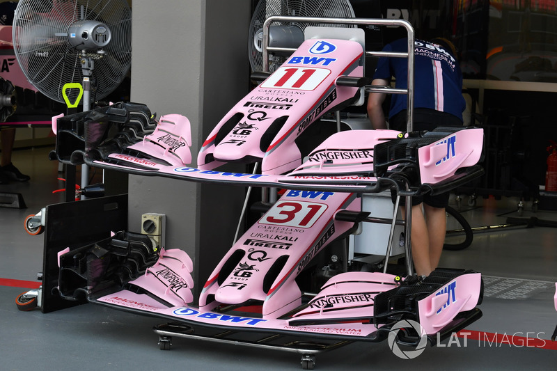 Sahara Force India VJM10 nose and front wings