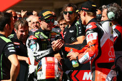 1. Jonathan Rea, Kawasaki Racing; 2. Chaz Davies, Ducati Team