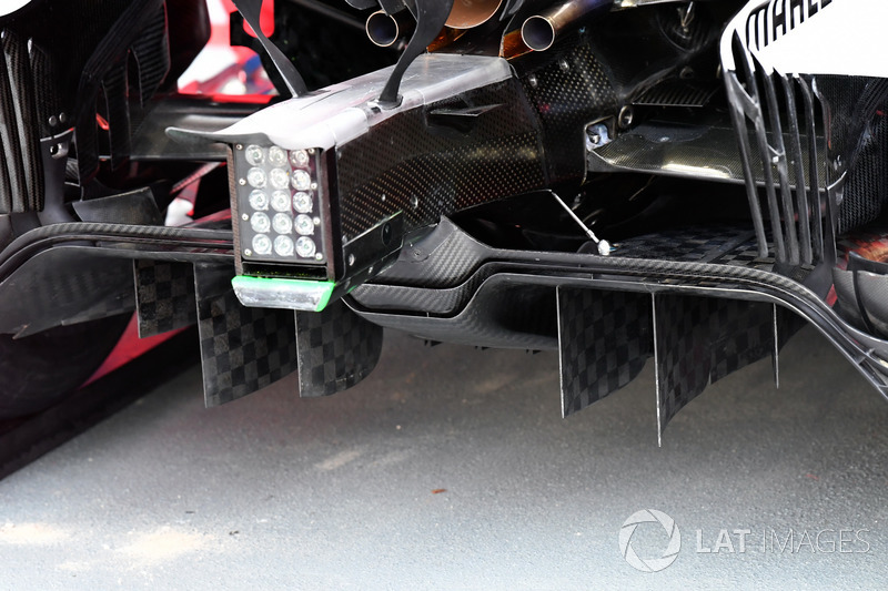 Ferrari SF70H, Heckdiffusor, Detail