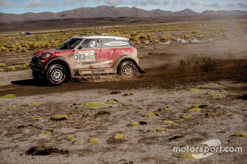#303 X-Raid Team Mini: Mikko Hirvonen, Michel Périn