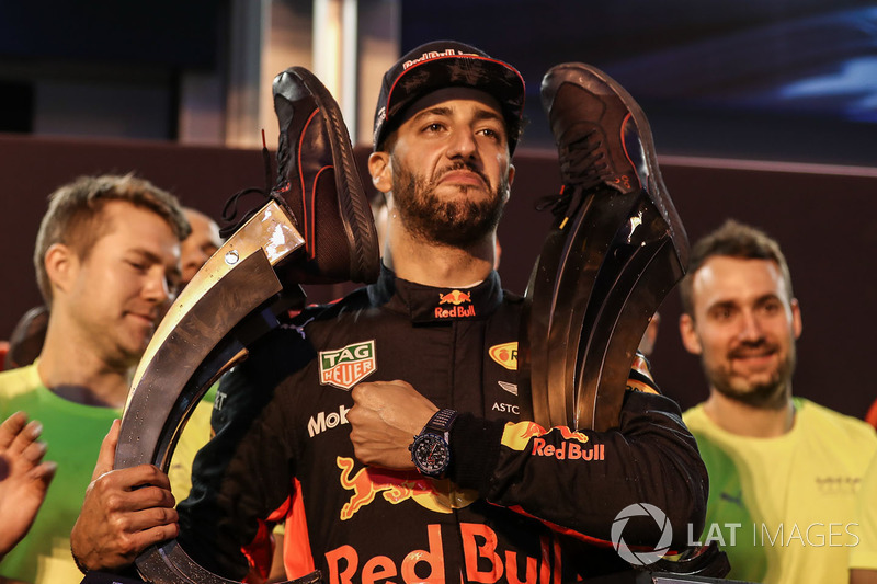 Ganador de la carrera Daniel Ricciardo, Red Bull Racing