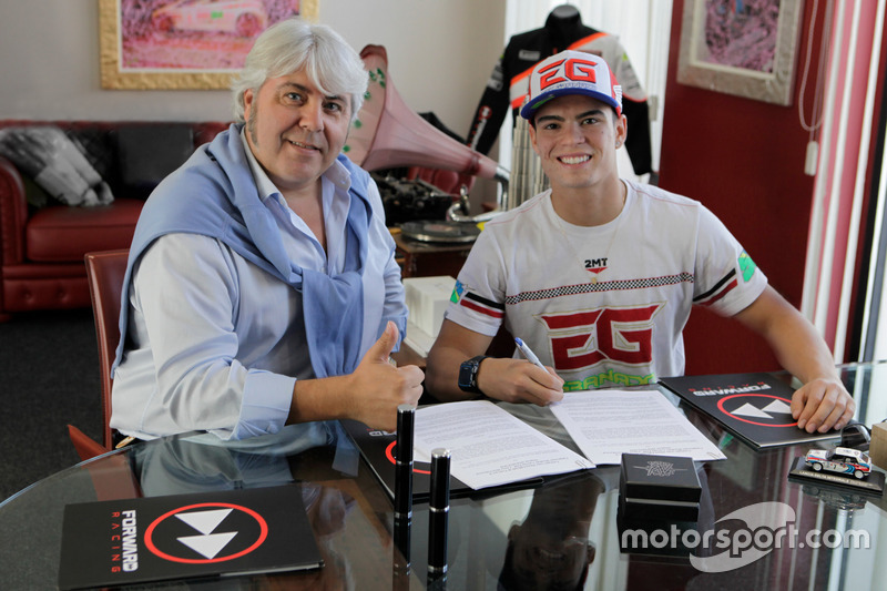 Eric Granado with Forward Racing Team owner, Giovanni Cuzari