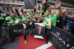 2017 champions #63 GRT Grasser Racing Team Lamborghini Huracan GT3: Christian Engelhart, Mirko Borto