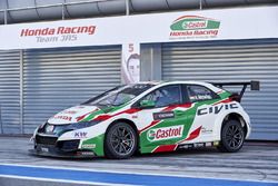 La voiture de Norbert Michelisz, Honda Racing Team JAS, Honda Civic WTCC