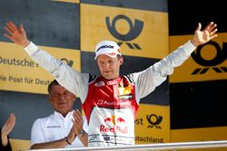 Podium: segundo, Mattias Ekström, Audi Sport Team Abt Sportsline, Audi A5 DTM