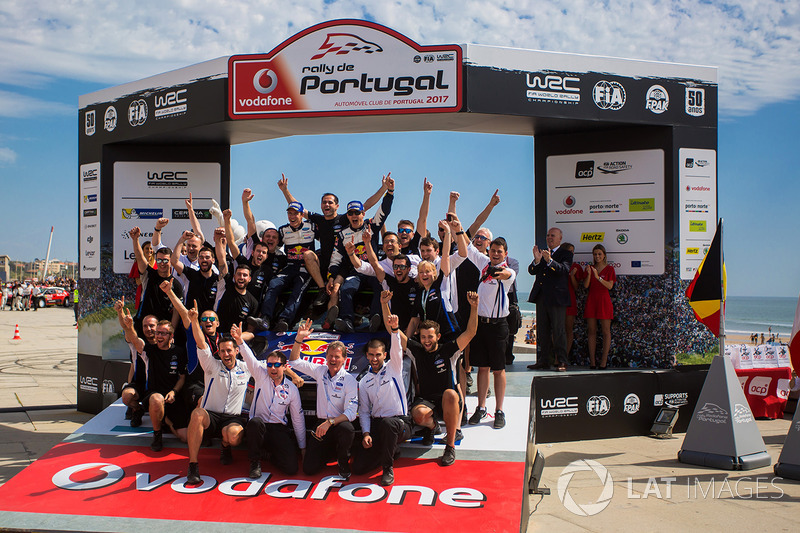 I vincitori Sébastien Ogier, Julien Ingrassia, Ford Fiesta WRC, M-Sport