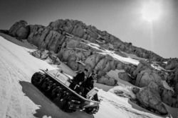 Test Venturi Antarctica sulla neve