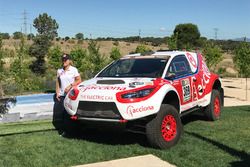 Andrea Mayer con el Acciona 100% Ecopowered