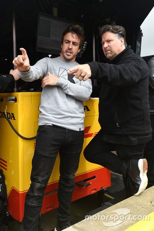 Fernando Alonso and Michael Andretti