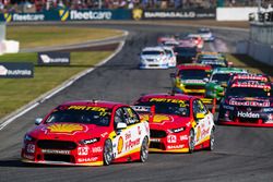 Scott McLaughlin, Team Penske Ford, Fabian Coulthard, Team Penske Ford