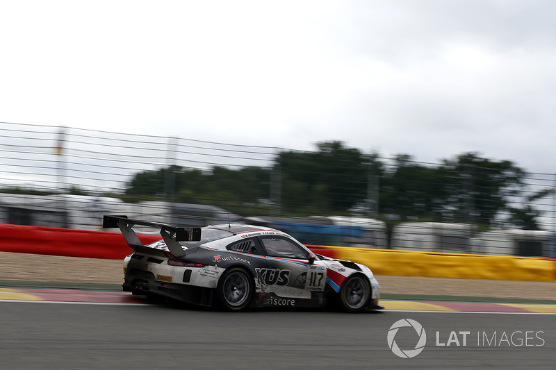 #117 KüS Team 75 Bernhard Porsche 991 GT3 R: Laurens Vanthoor, Kevin Estre, Michael Christensen