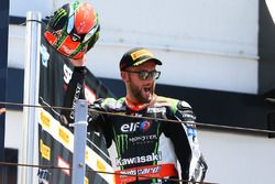 Podium : le vainqueur Tom Sykes, Kawasaki Racing