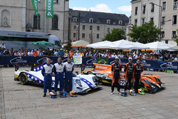 №21 Dragonspeed Oreca 07 Gibson: Хенрик Хедман, Бен Хэнли, Феликс Розенквист; №22 G-Drive Racing Ore