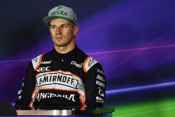 Nico Hulkenberg, Sahara Force India F1 in the post qualifying FIA Press Conference