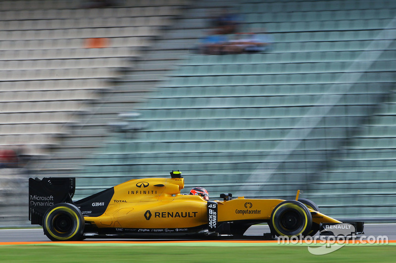 Esteban Ocon, Renault Sport F1 Team R16 Piloto de pruebas, en la PL1 del GP de Alemania 2016