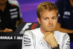 Nico Rosberg, Mercedes AMG F1 in the FIA Press Conference