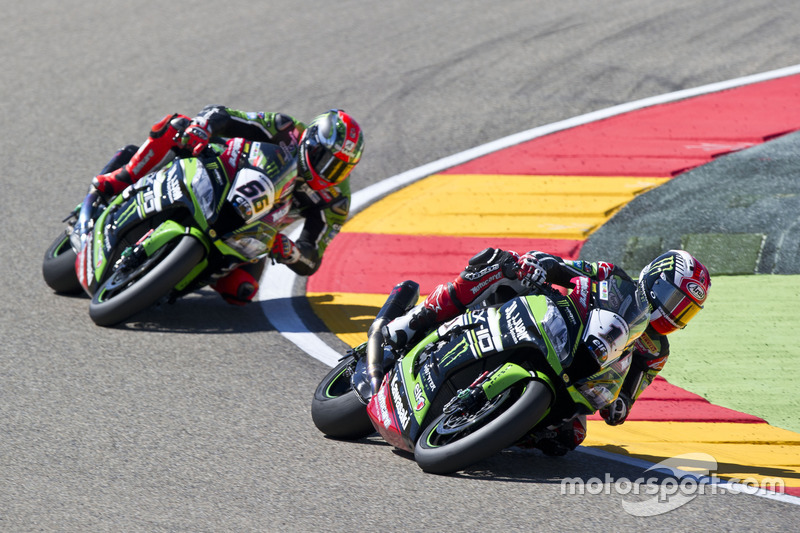 Jonathan Rea, Kawasaki Racing Team und Tom Sykes, Kawasaki Racing Team