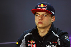 Max Verstappen, Scuderia Toro Rosso in de persconferentie