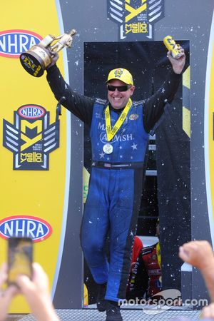 Funny Car winner Tommy Johnson Jr.