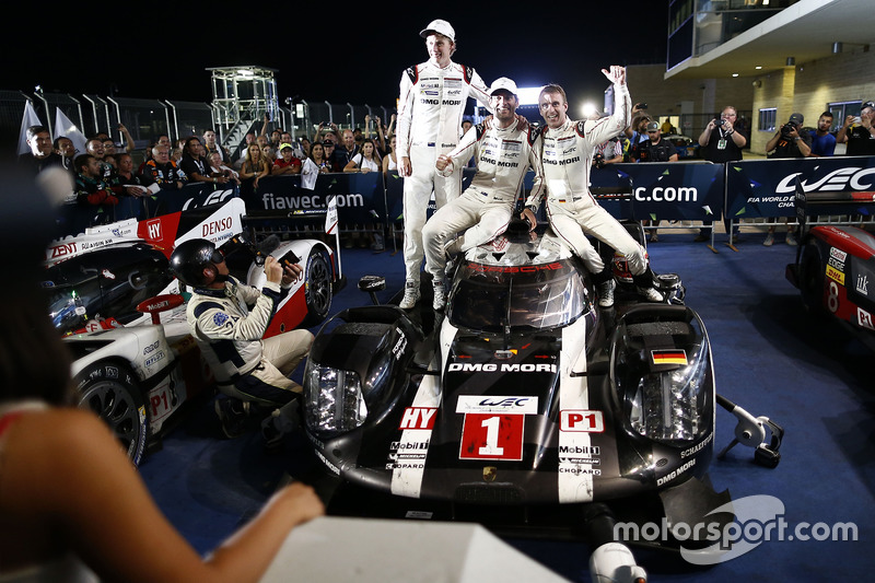 Sieger: #1 Porsche Team, Porsche 919 Hybrid: Timo Bernhard, Mark Webber, Brendon Hartley