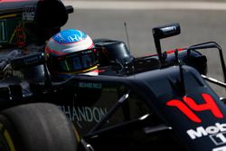 Fernando Alonso, McLaren MP4-31 on track