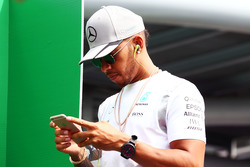 Lewis Hamilton, Mercedes AMG F1 on the drivers parade