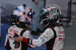 #6 Toyota Racing Toyota TS050 Hybrid: Kamui Kobayashi and #5 Toyota Racing Toyota TS050 Hybrid: Anth