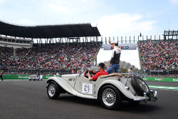 Esteban Gutierrez, Haas F1 Team on the drivers parade