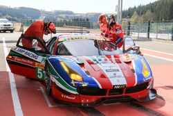 #51 AF Corse Ferrari 488 GTE: Gianmaria Bruni, James Calado