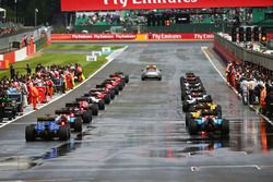 The grid before the start of the race