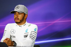 Lewis Hamilton, Mercedes AMG F1 in the FIA Press Conference