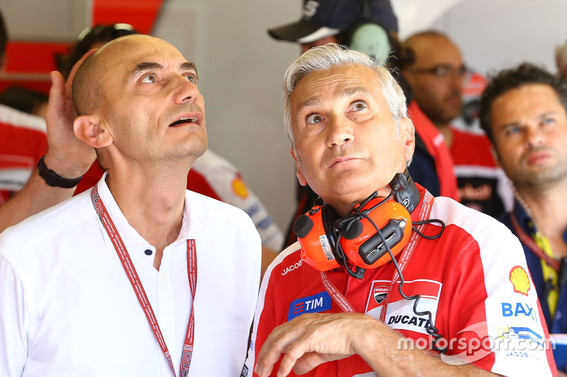 Claudio Domenicali, Ducati CEO, Davide Tardozzi, Team Team Principal Ducati