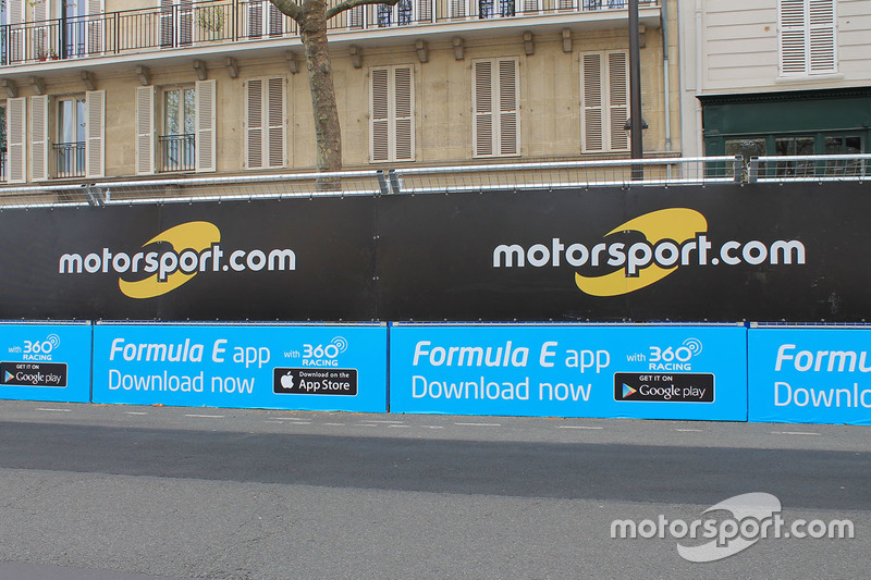 Sponsorship Motorsport.com di ePrix Formula E Paris, Perancis