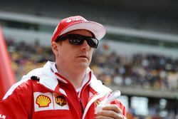 Kimi Raikkonen, Ferrari en el desfile de pilotos