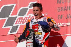 Podium: race winner Marc Marquez, Repsol Honda Team