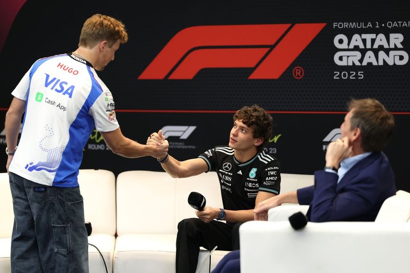 Liam Lawson, Racing Bulls Team, Andrea Kimi Antonelli, Mercedes