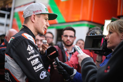 Nico Hulkenberg, Sahara Force India F1 avec Rachel Brookes, Sky Sports F1