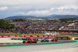 Себастьян Феттель, Ferrari SF71H, Валттери Боттас, Mercedes AMG F1 W09, Кими Райкконен, Ferrari SF71H, Макс Ферстаппен и Даниэль Риккардо, Red Bull Racing RB14