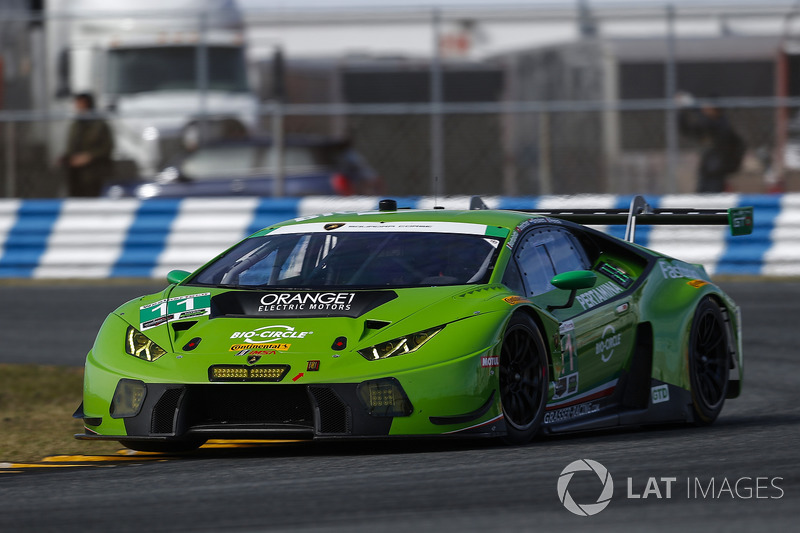 #11 GRT Grasser Racing Team Lamborghini Huracan GT3: Rolf Ineichen, Mirko Bortolotti, Franck Perera, Rik Breukers