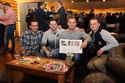 Les participants au Championnat Suisse de la Montagne Junior, Aurelio Demski, Mario Koch, Lukas Eugster et Rolf Reding