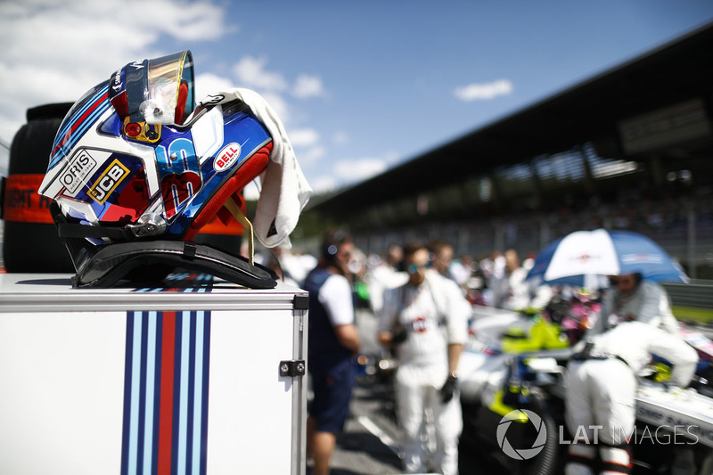 Le casque de Sergey Sirotkin, Williams Racing