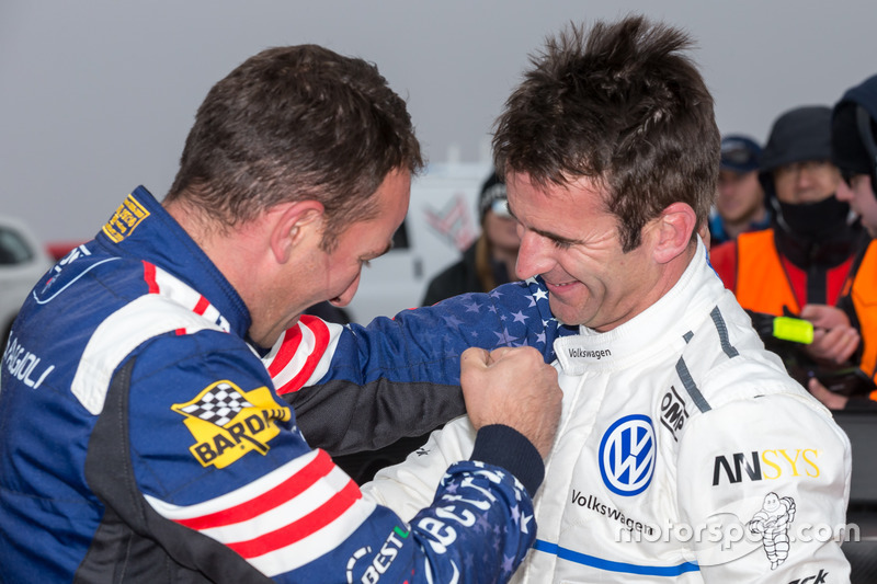 Winner #94 Romain Dumas, Volkswagen I.D. R Pikes Peak, Simone Faggioli