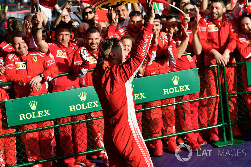 Победитель Себастьян Феттель, Ferrari