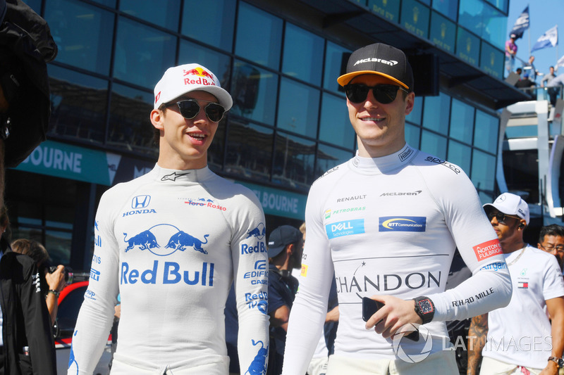 Pierre Gasly, Scuderia Toro Rosso Stoffel Vandoorne, McLaren