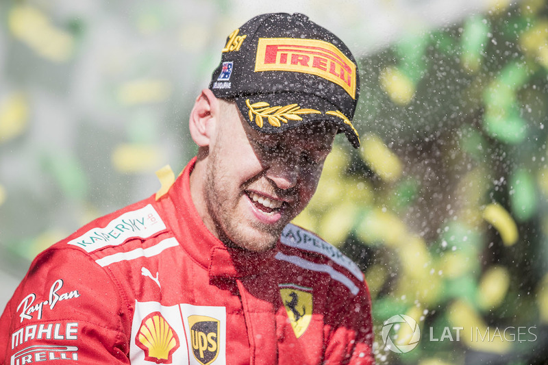 Победитель Себастьян Феттель, Ferrari