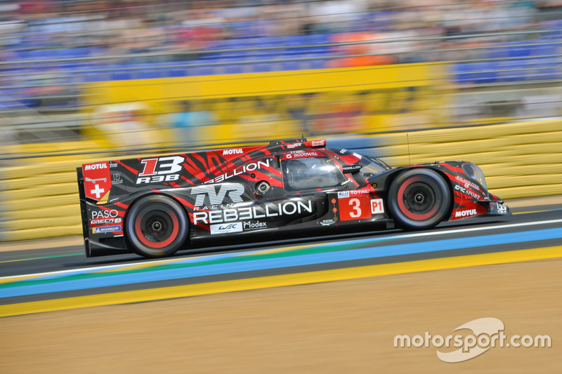 #3 Rebellion Racing Rebellion R-13: Mathias Beche, Gustavo Menezes, Thomas Laurent