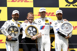 Podium: Race winner Marco Wittmann, BMW Team RMG, second place Timo Glock, BMW Team RMG, third place Philipp Eng, BMW Team RBM, Stefan Reinhold, Team principal, BMW Team RMG