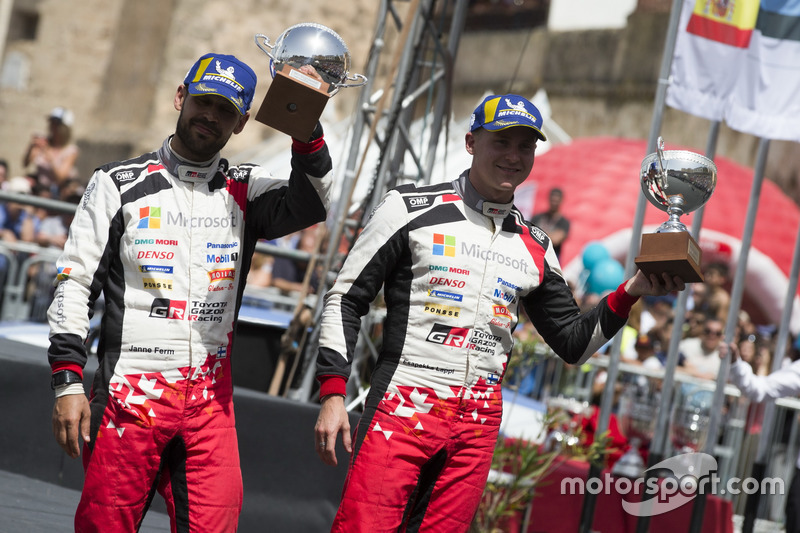 Podio: tercer lugar Esapekka Lappi, Janne Ferm, Toyota Gazoo Racing WRT Toyota Yaris WRC