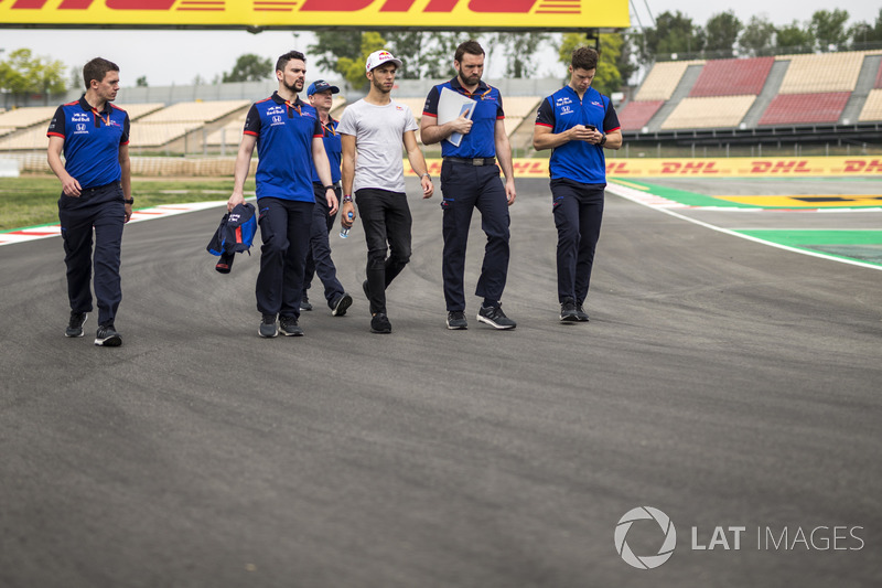 Pályabejárás - F1 2018 - Barcelona - csütörtök