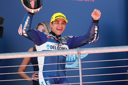 Podio: il vincitore della gara Jorge Martin, Del Conca Gresini Racing Moto3